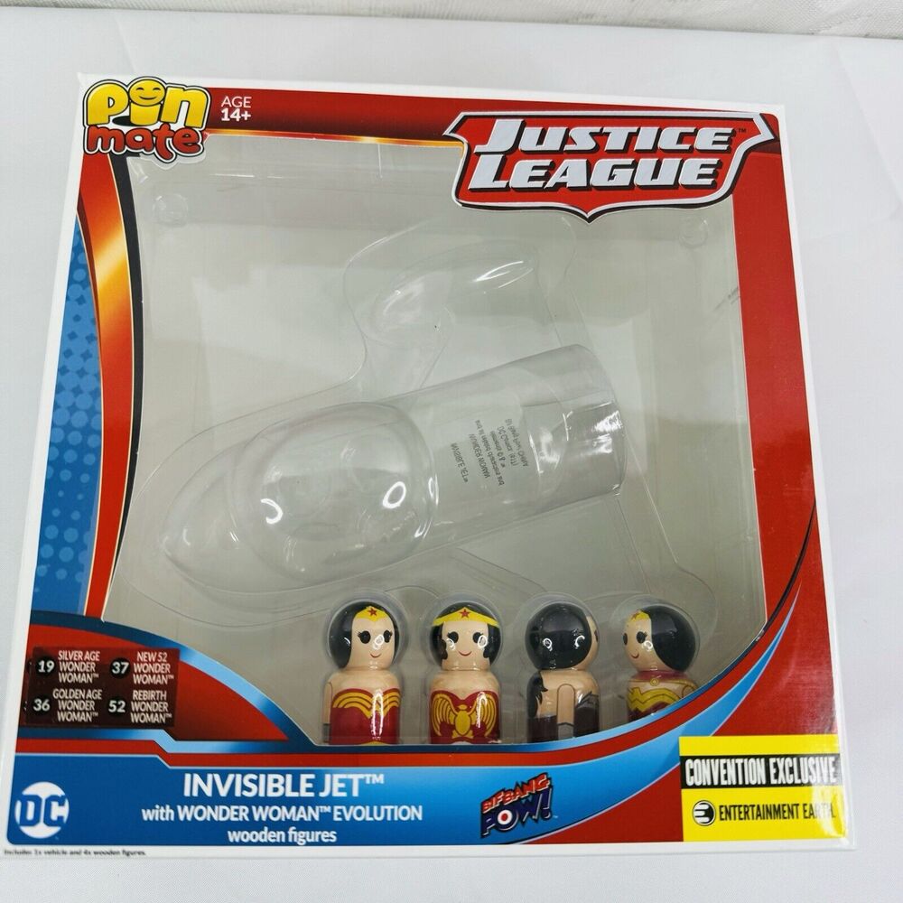 Pin Mates Justice League Invisible Jet‎ Wonder Woman Evolution EE Exclusive